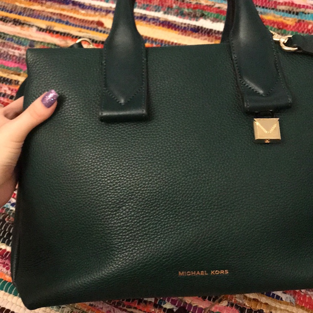 Michael Kors Green Purse